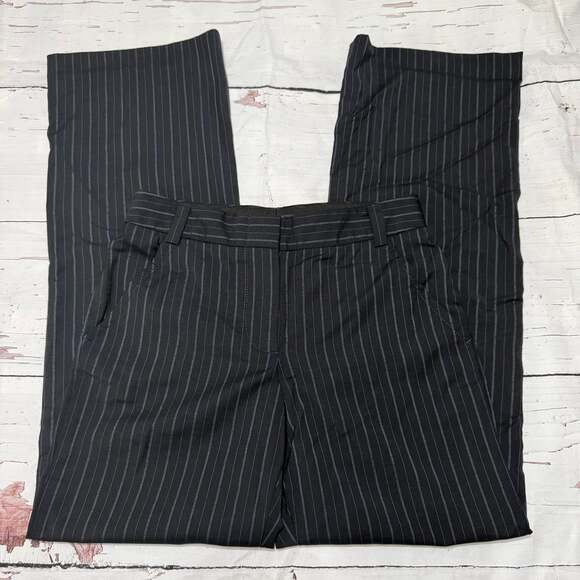 J.Crew Pants - J.Crew City Fit Women's Navy Blue Wool Blend Pinstripe Dress Pants